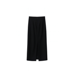 The BLACK OUD WOOL MAMÚ SKIRT
