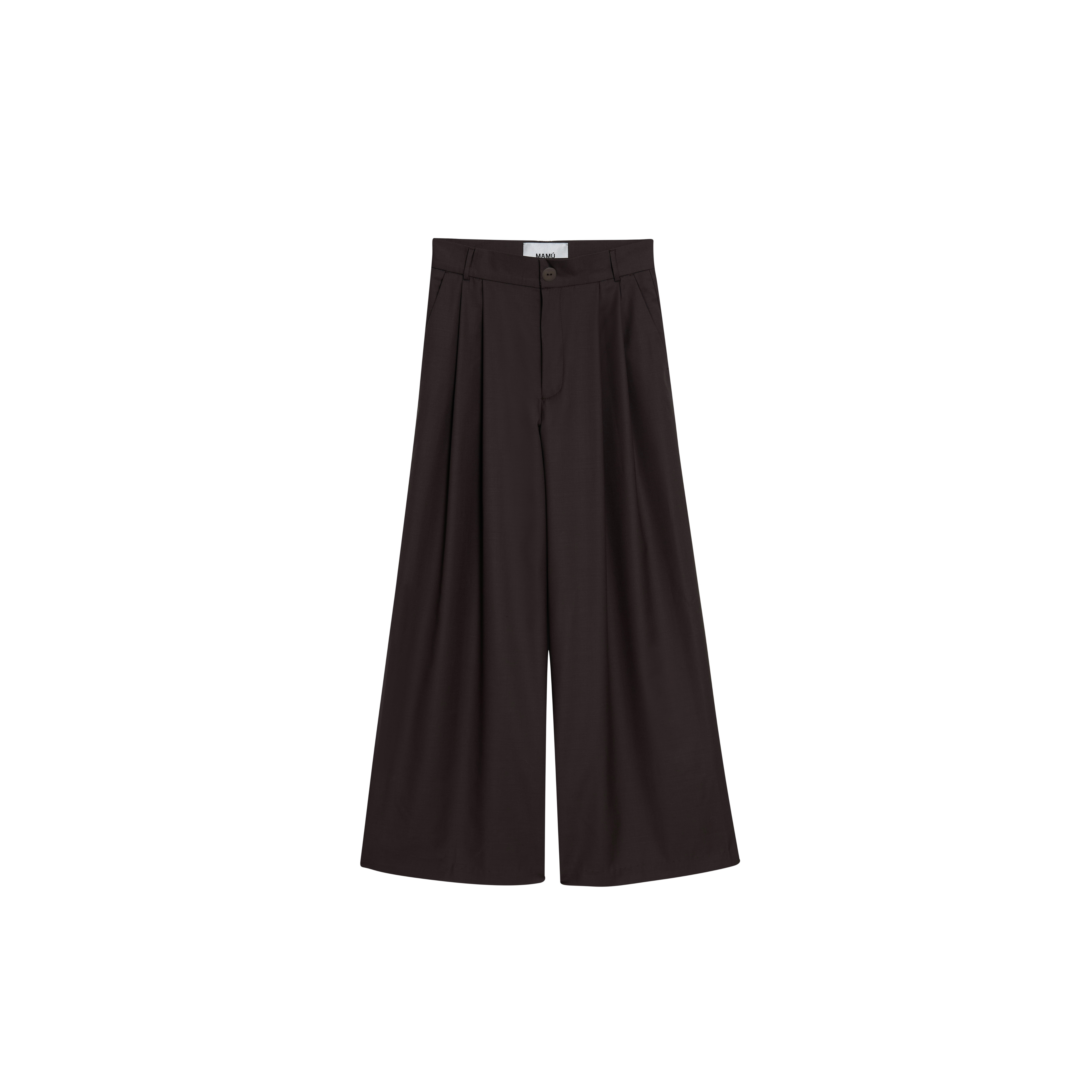 The MAMÚ CINNAMON WOOL PANTS