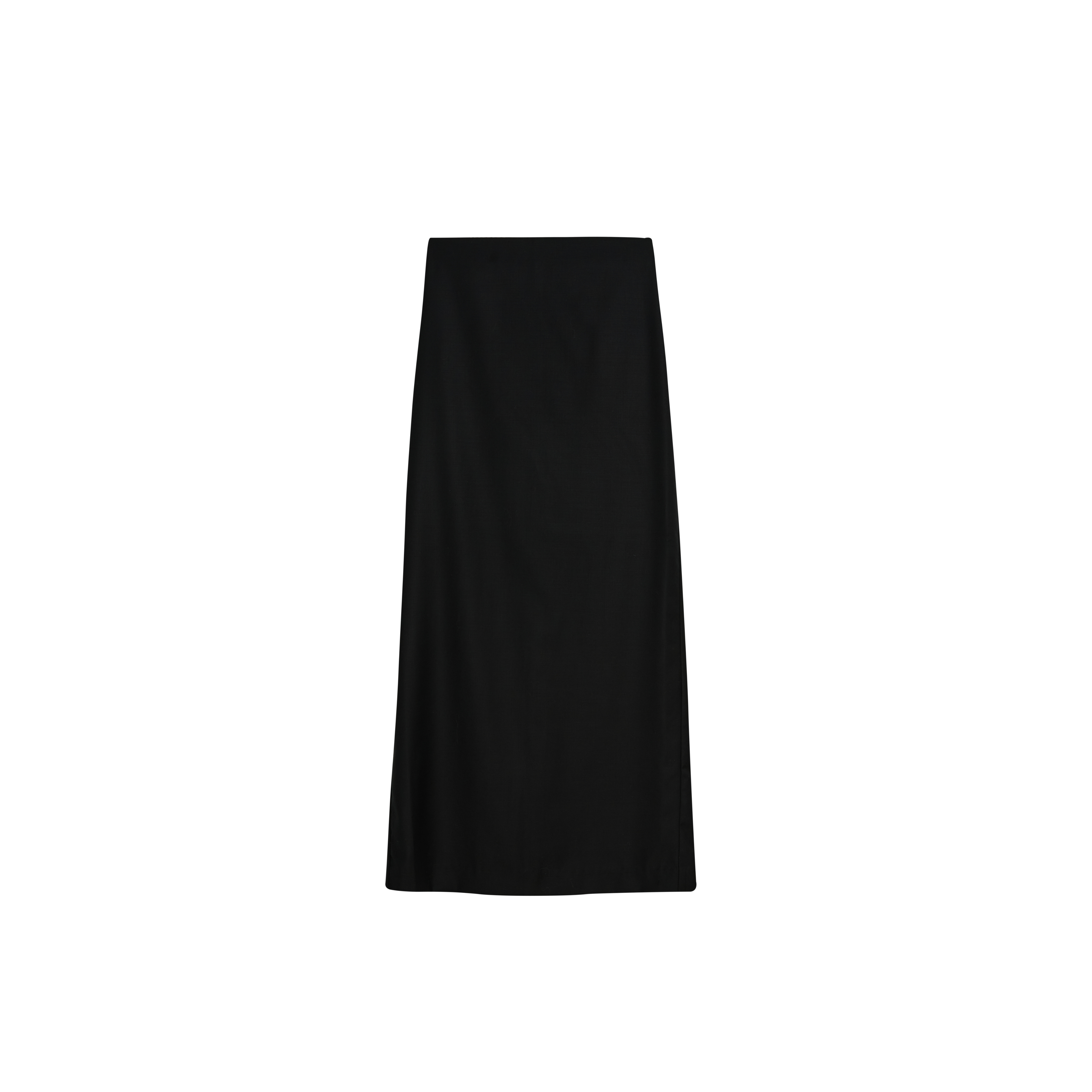 The BLACK OUD WOOL MAMÚ SKIRT